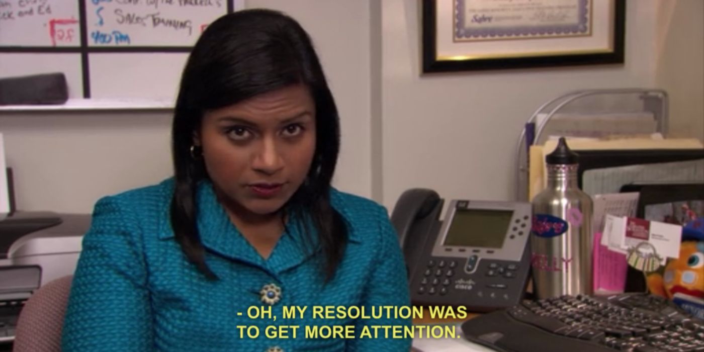 Kelly wants more attention for New Years on The Office