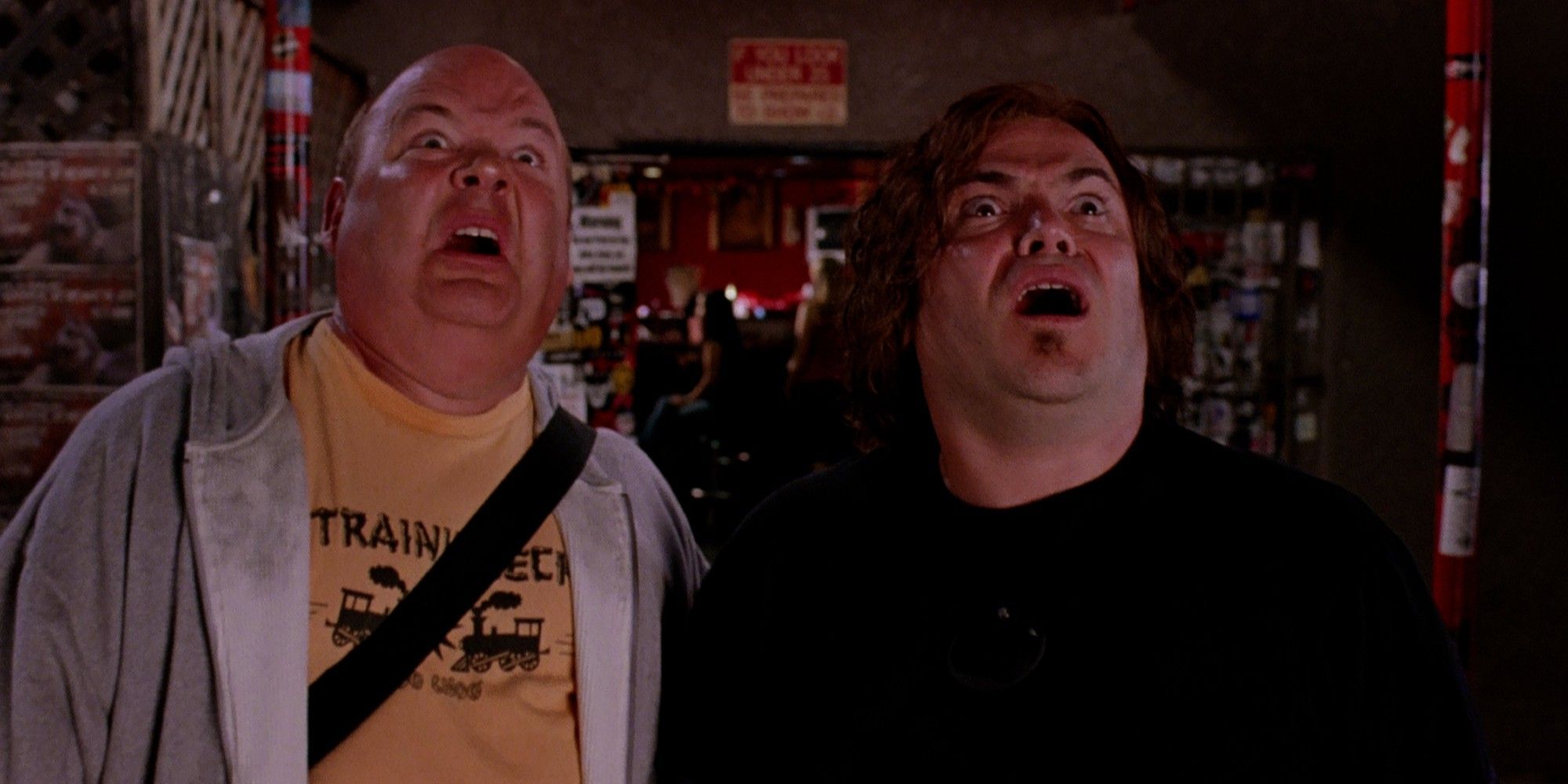 Kyle Gass and Jack Black in Tenacious D In The Pick Of Destiny