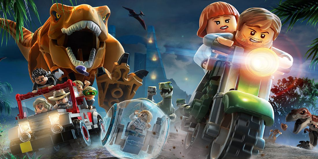 Artwork from the 2015 video game Lego Jurassic World.