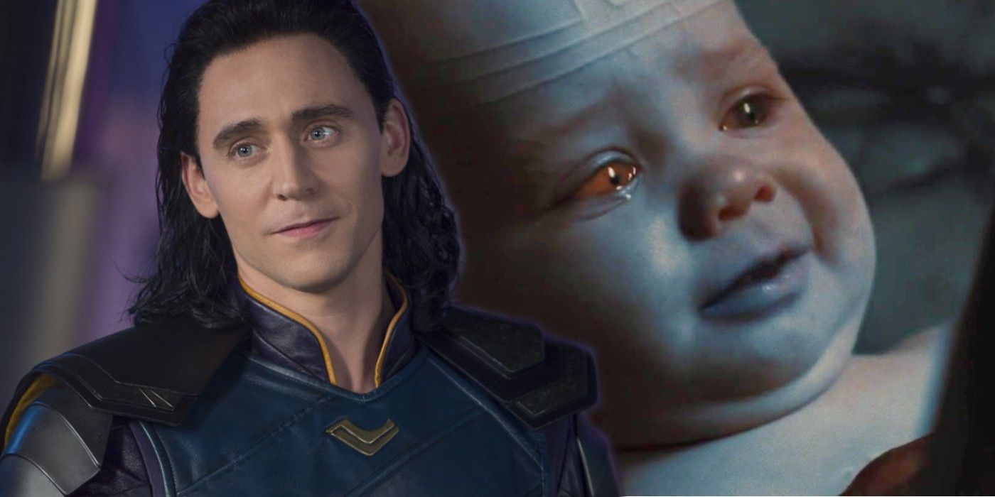 Loki as a Frost Giant Baby