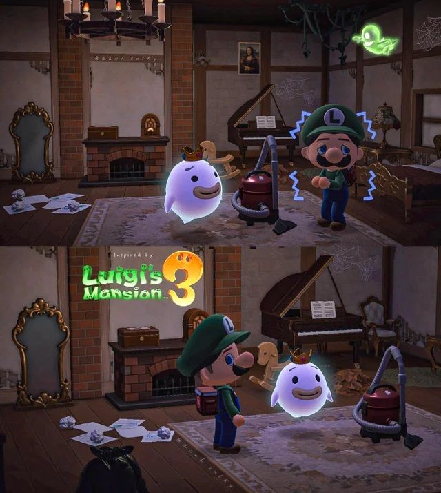 ACNH Player Recreates Luigi’s Mansion 3 With The Help Of Wisp