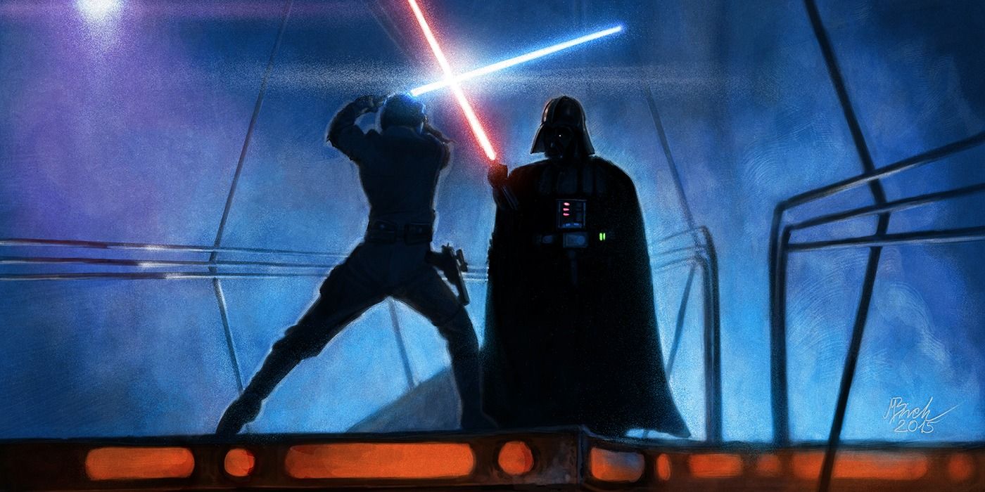 Luke Skywalker Darth Vader Duel