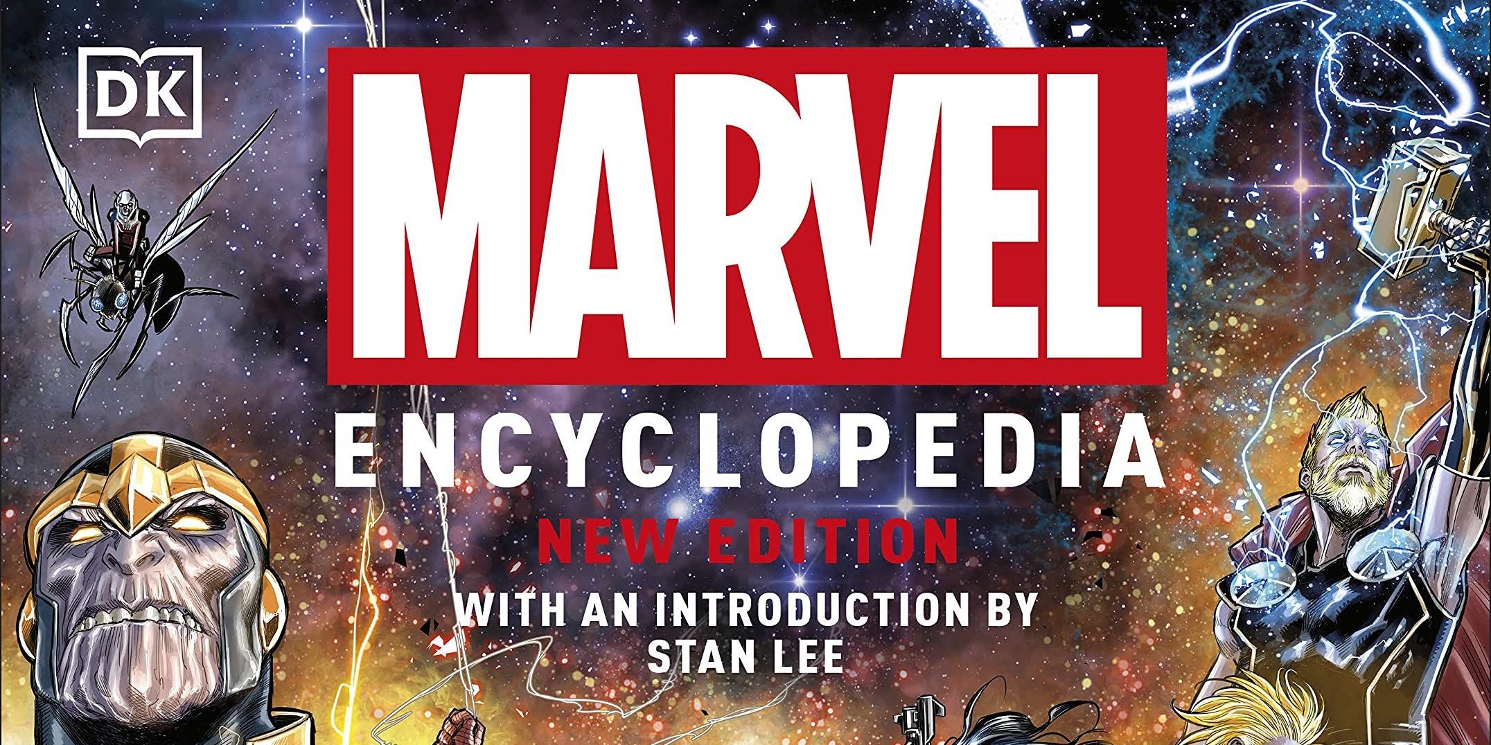 The cover of Marvel Encyclopedia