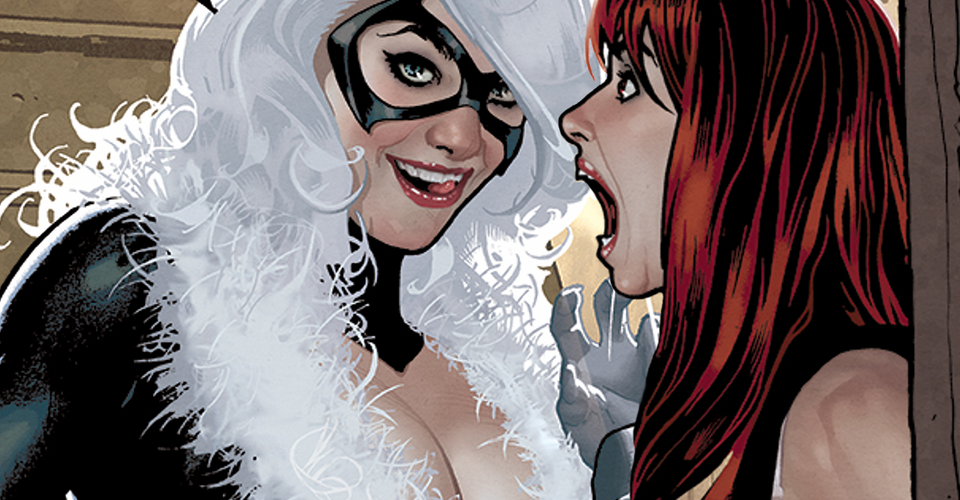 Black Cat Replaces a Furious Mary Jane in Hilarious New Cover