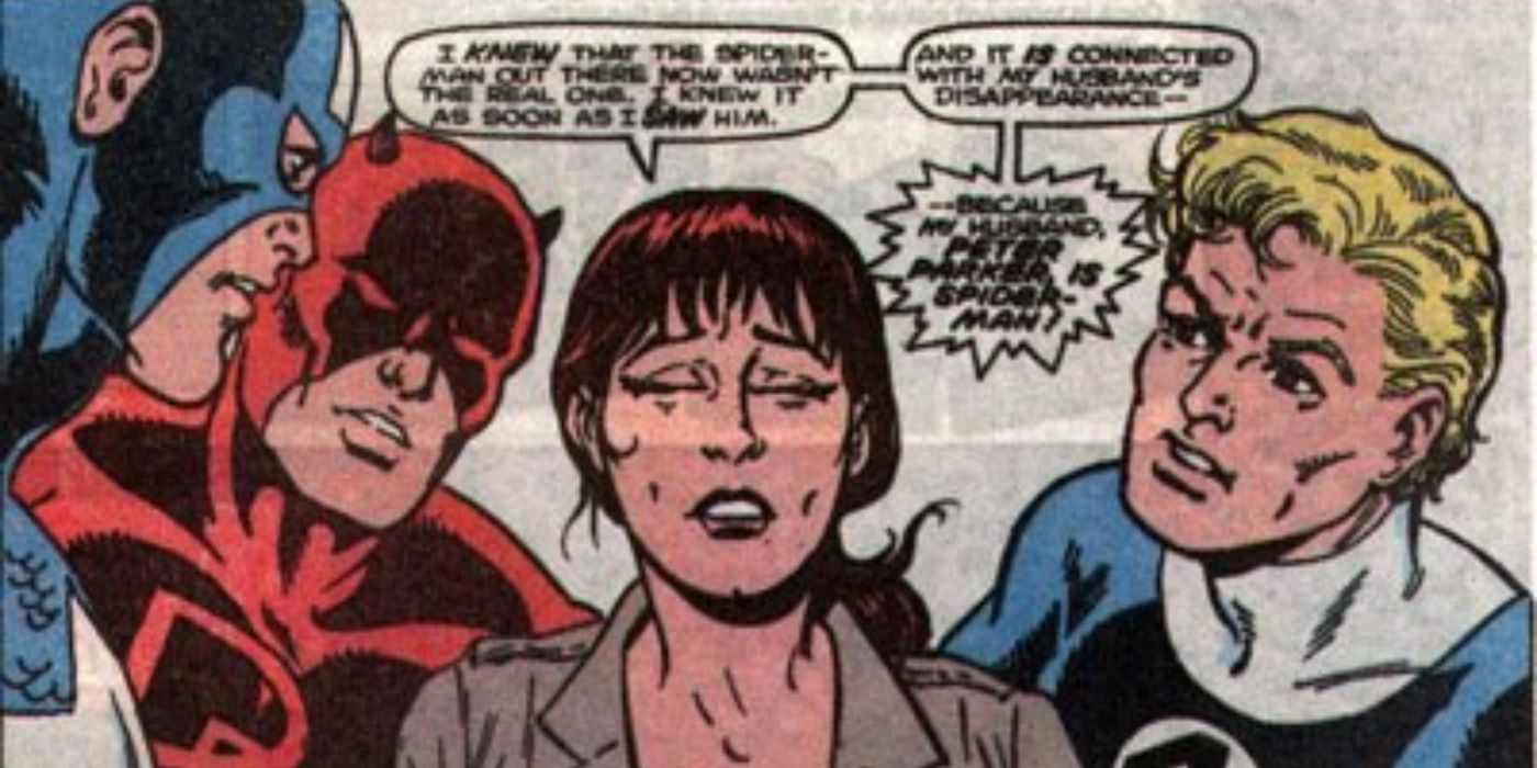 Mary Jane assembles superheroes to avenge Spider-Man in Marvel Comics.