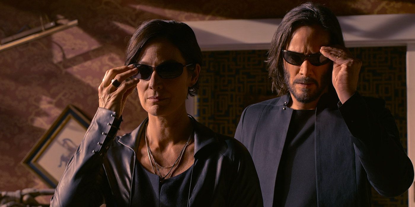 Trinity and Neo in The Matrix Resurrections