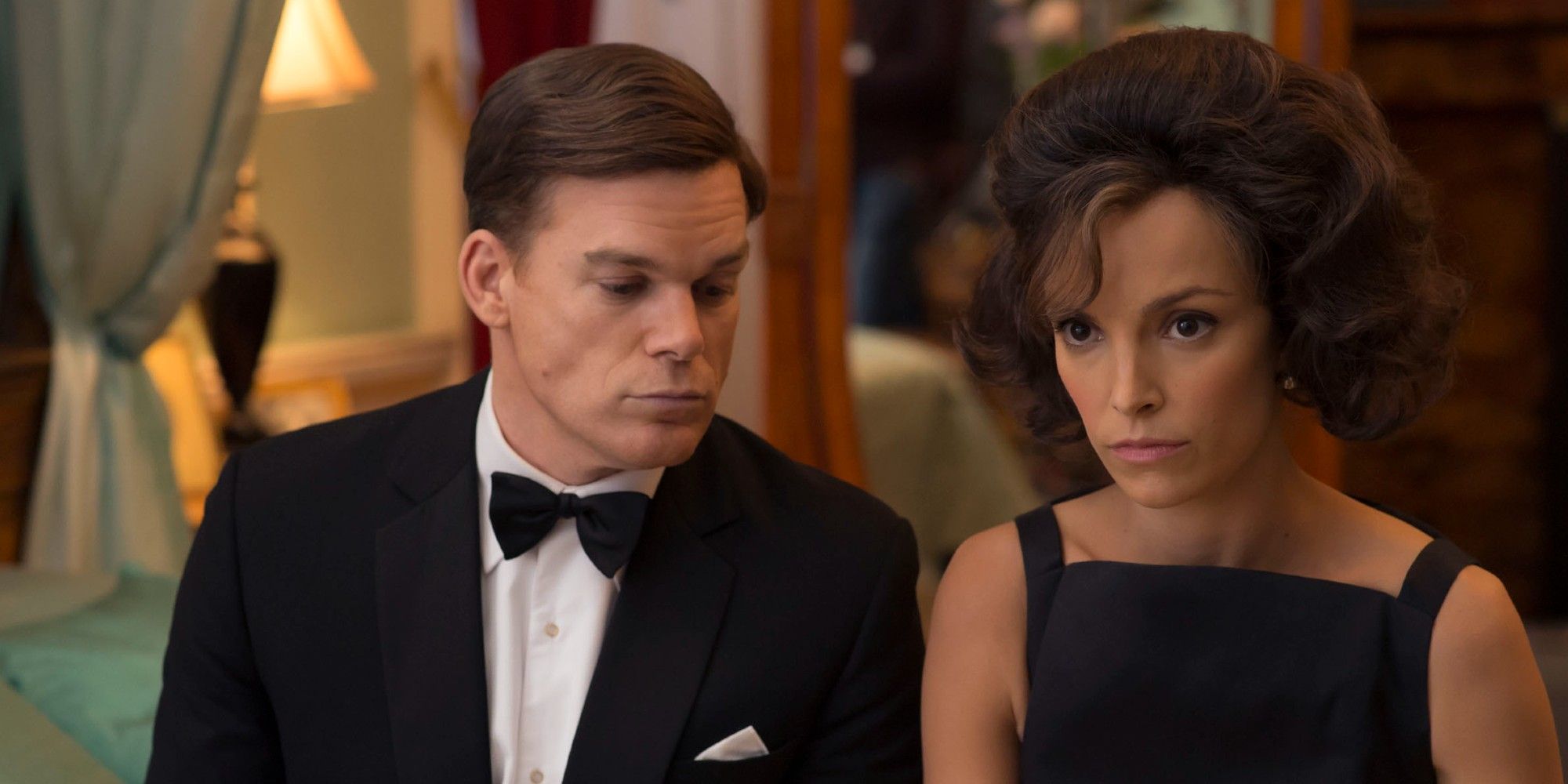 Michael C Hall and Jodi Balfour in The Crown