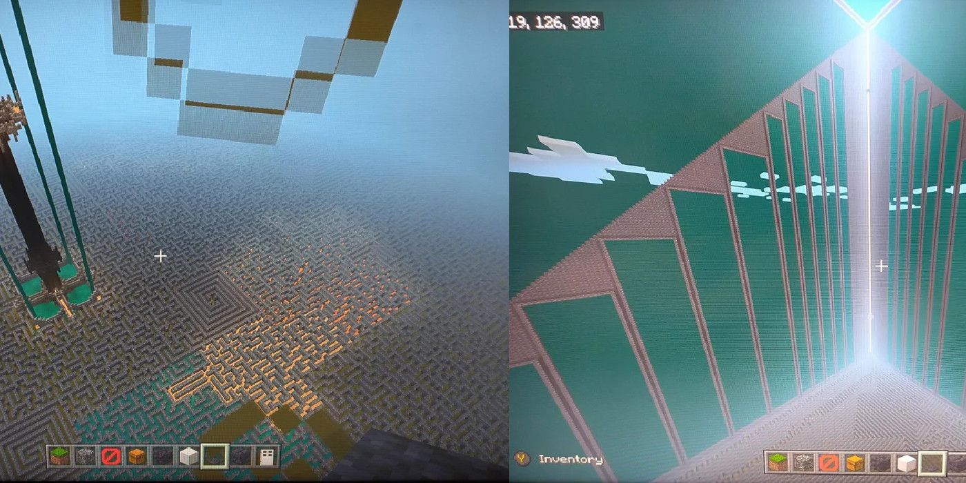 A Huge Custom Maze in Minecraft