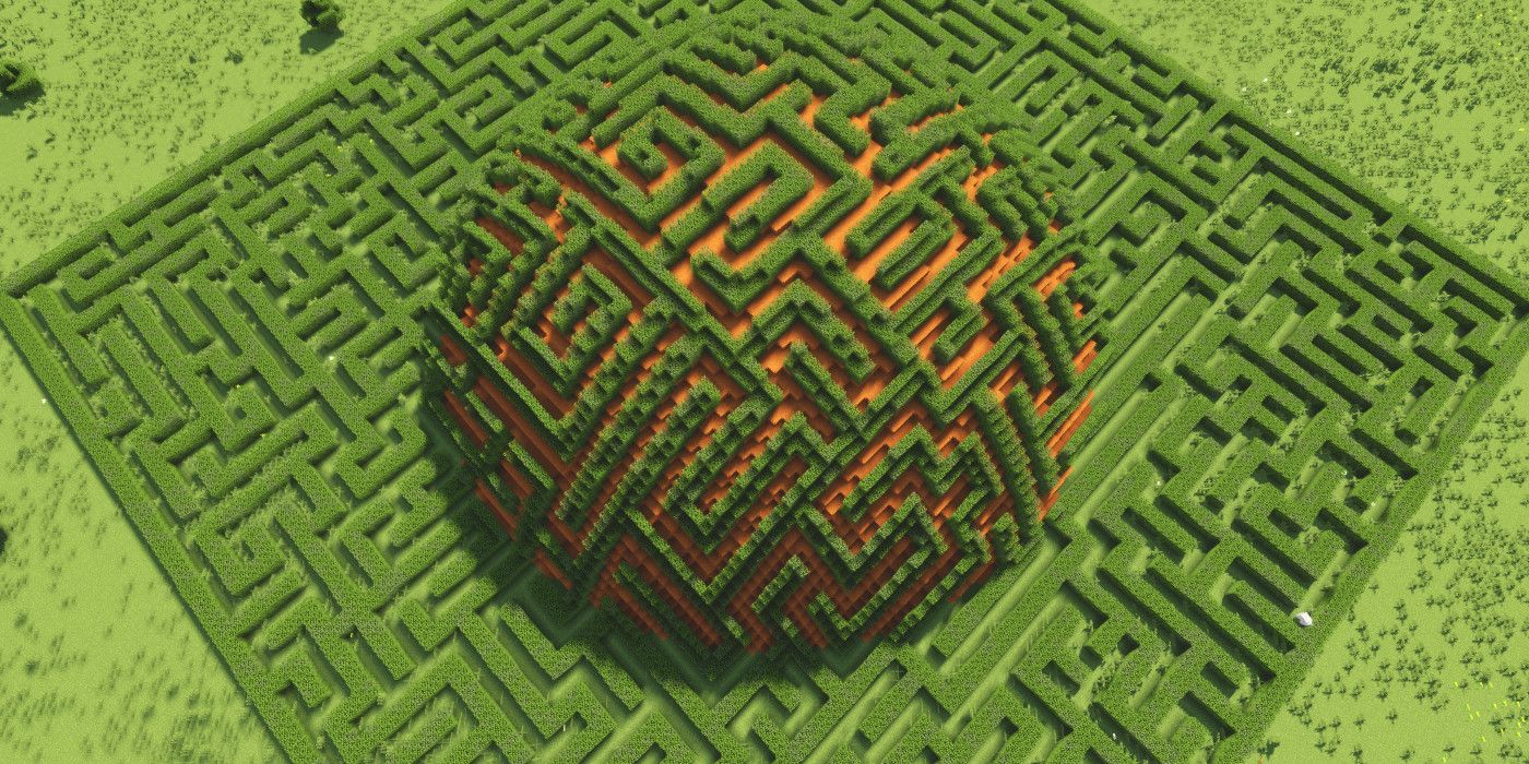 How Tangled Maze Builds over Minecraft Spheres