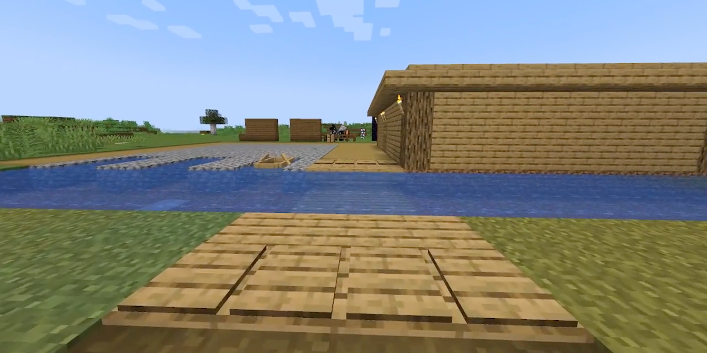 Minecraft Player's Submersible Bridge Makes Boating Easy