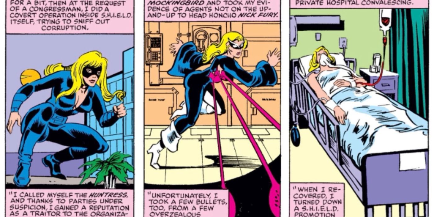 Mockingbird recounts her origin in Marvel Comics.