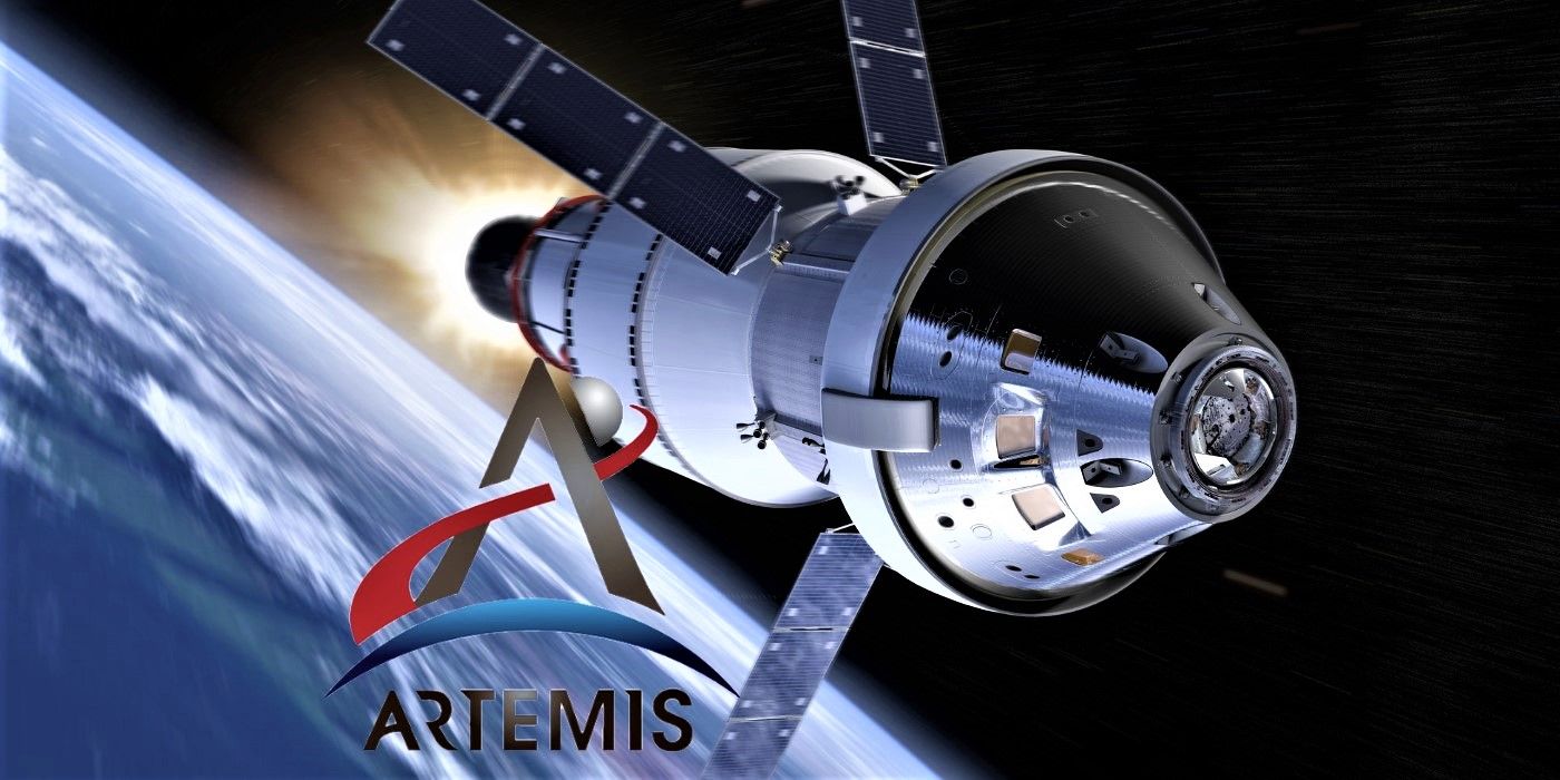 NASA Orion space craft Artemis logo