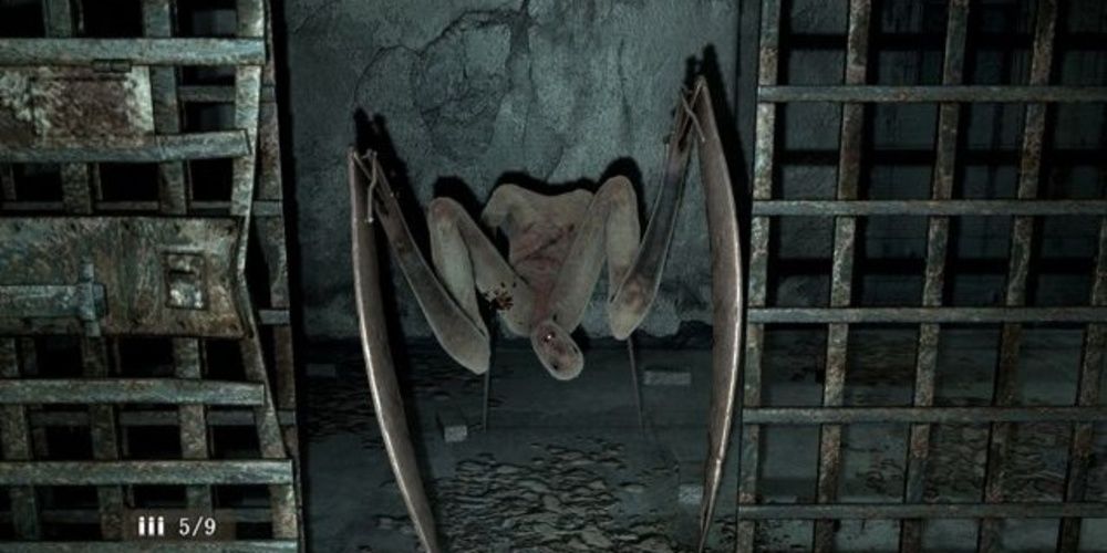 Needler in a cage in Silent Hill Homecoming 