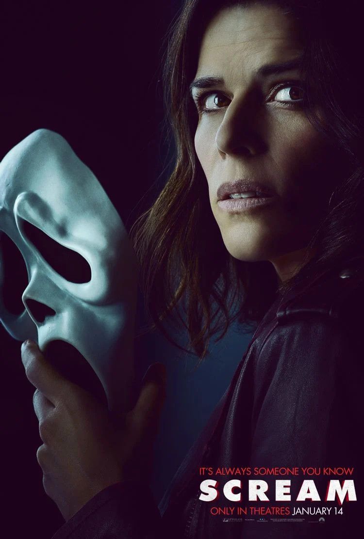 Scream 5 Posters Show Sidney, Dewey, & Gale Holding Ghostface Masks