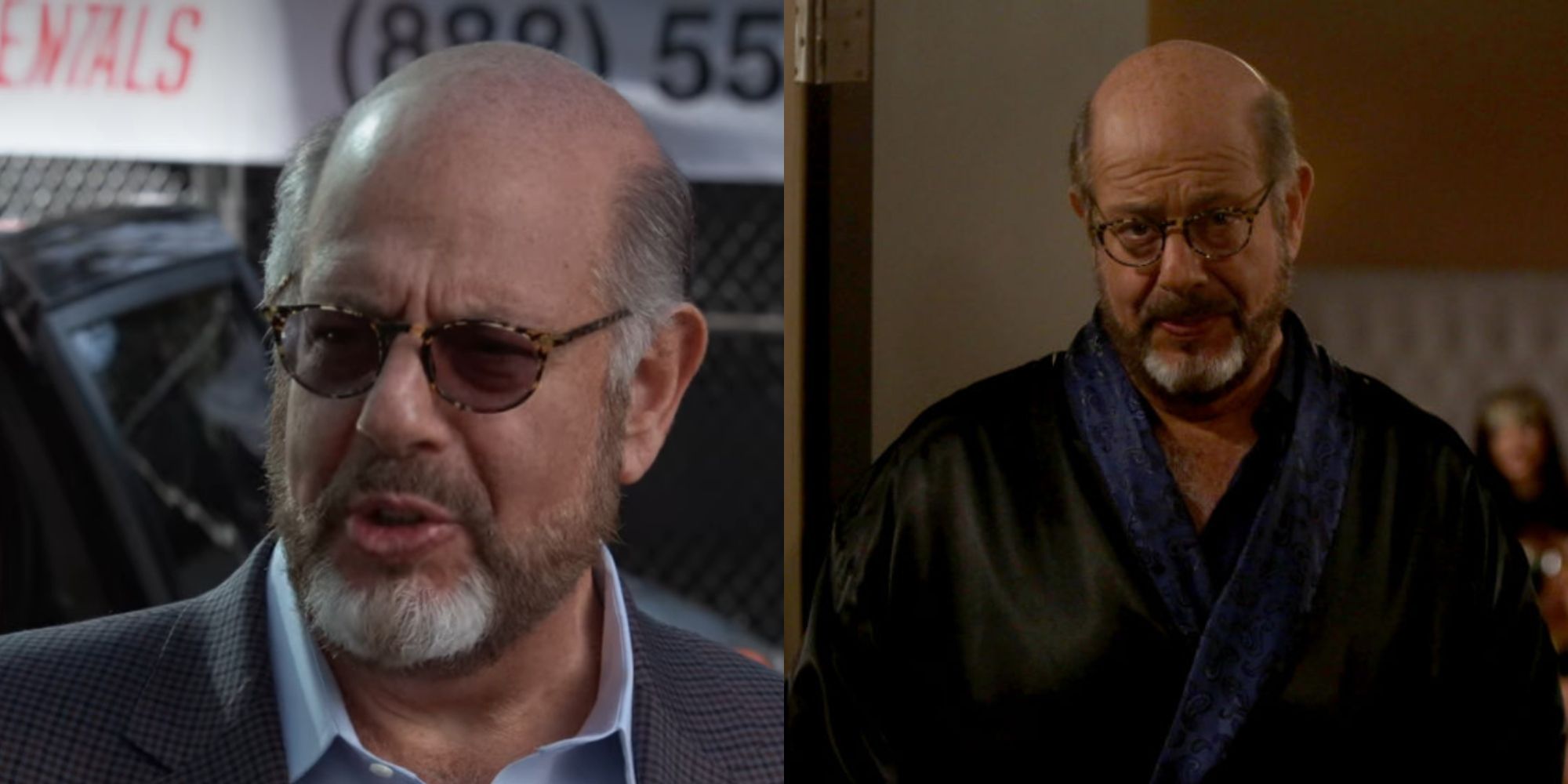 Fred Melamed plays J. Cronkite Valley-Forge in New Girl and D.C. Parlov in Brooklyn 99