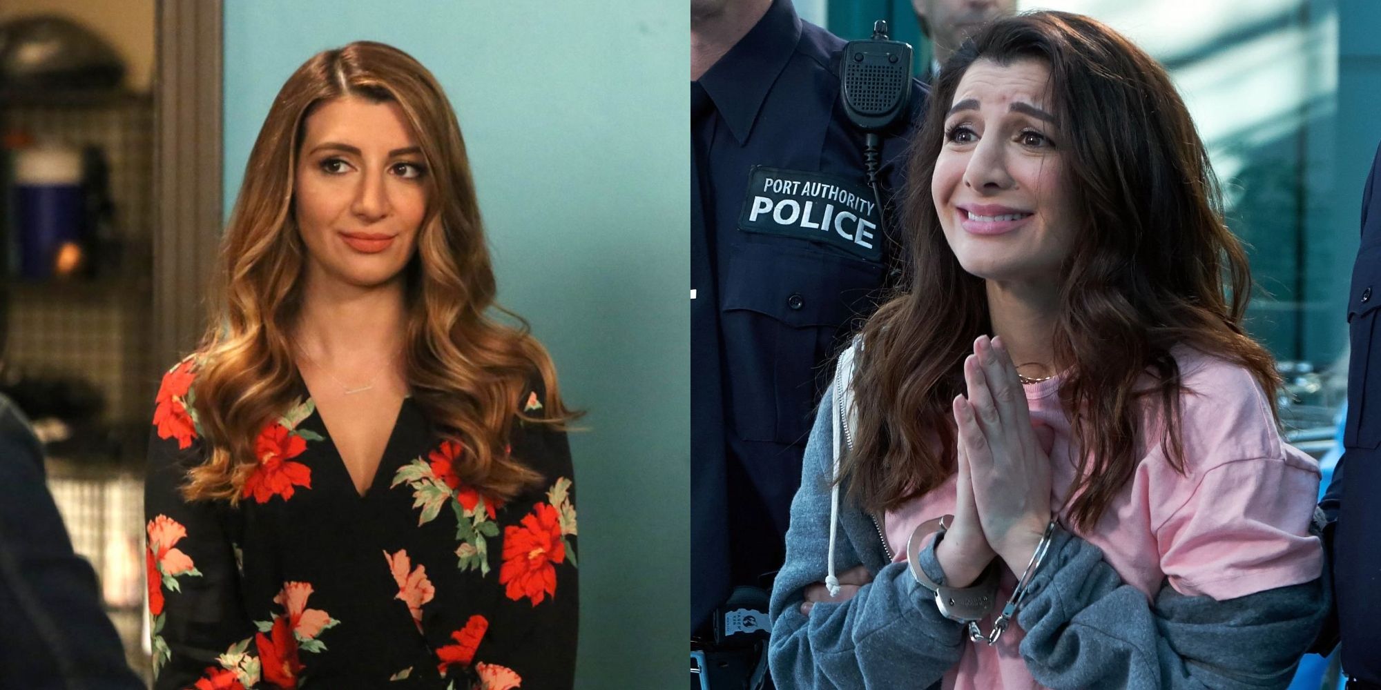 Nasim Pedrad plays Aly in New Girl and Kate Peralta in Brooklyn 99