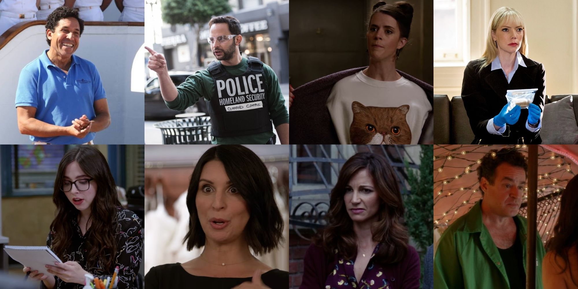 Eight other actors that have minor roles in New Girl and Brooklyn 99