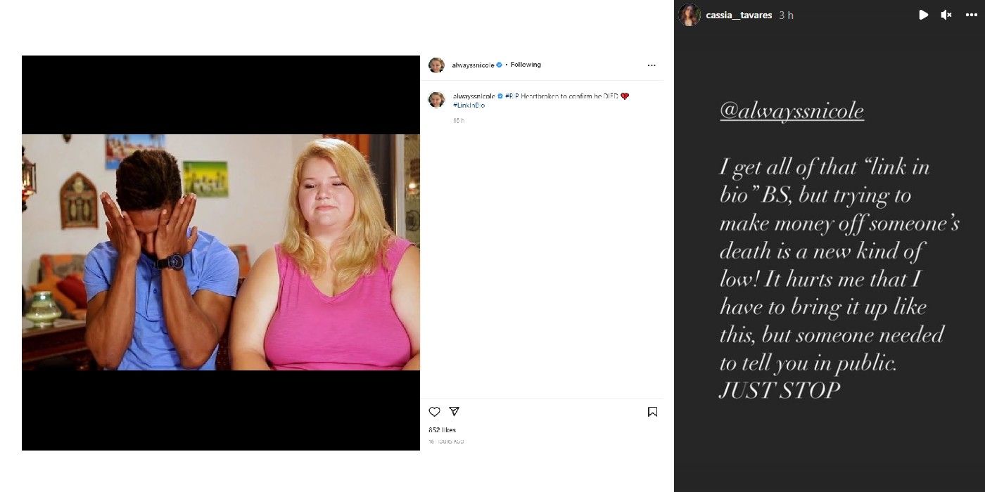 Nicole Cassia Jason Died Azan Dead Instagram In 90 Day Fiance