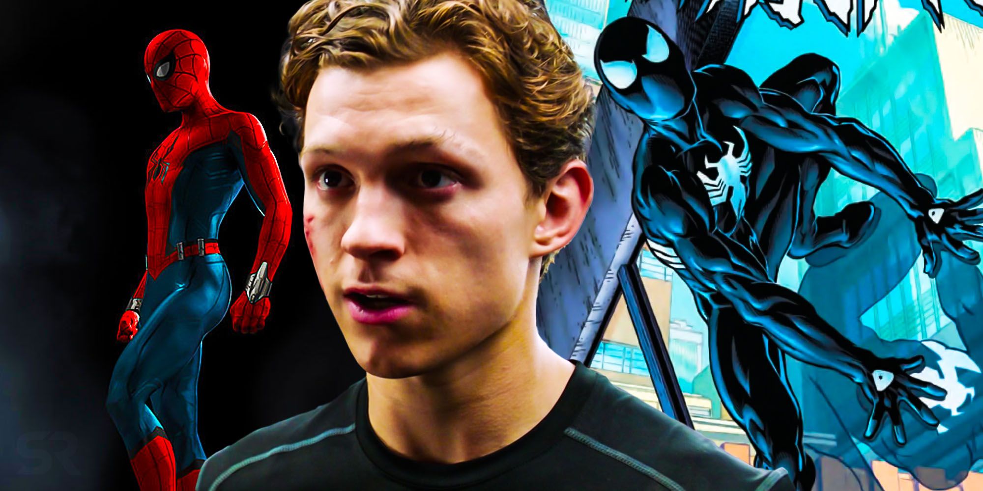No Way Home's New Spider-Man Suit Sets Up The Symbiote (Not Stark's Suit)