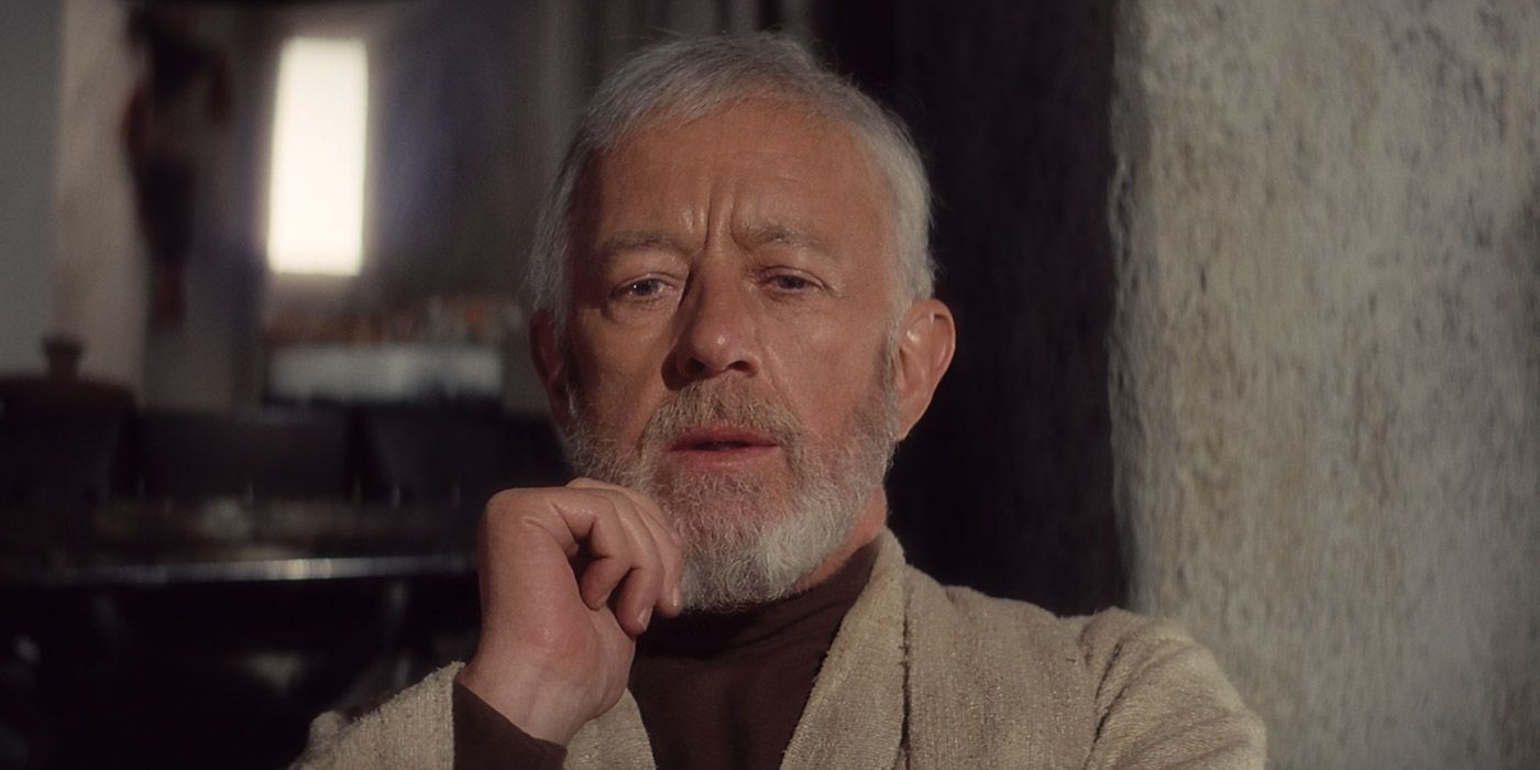Obi-Wan Kenobi in his homestead in Star Wars