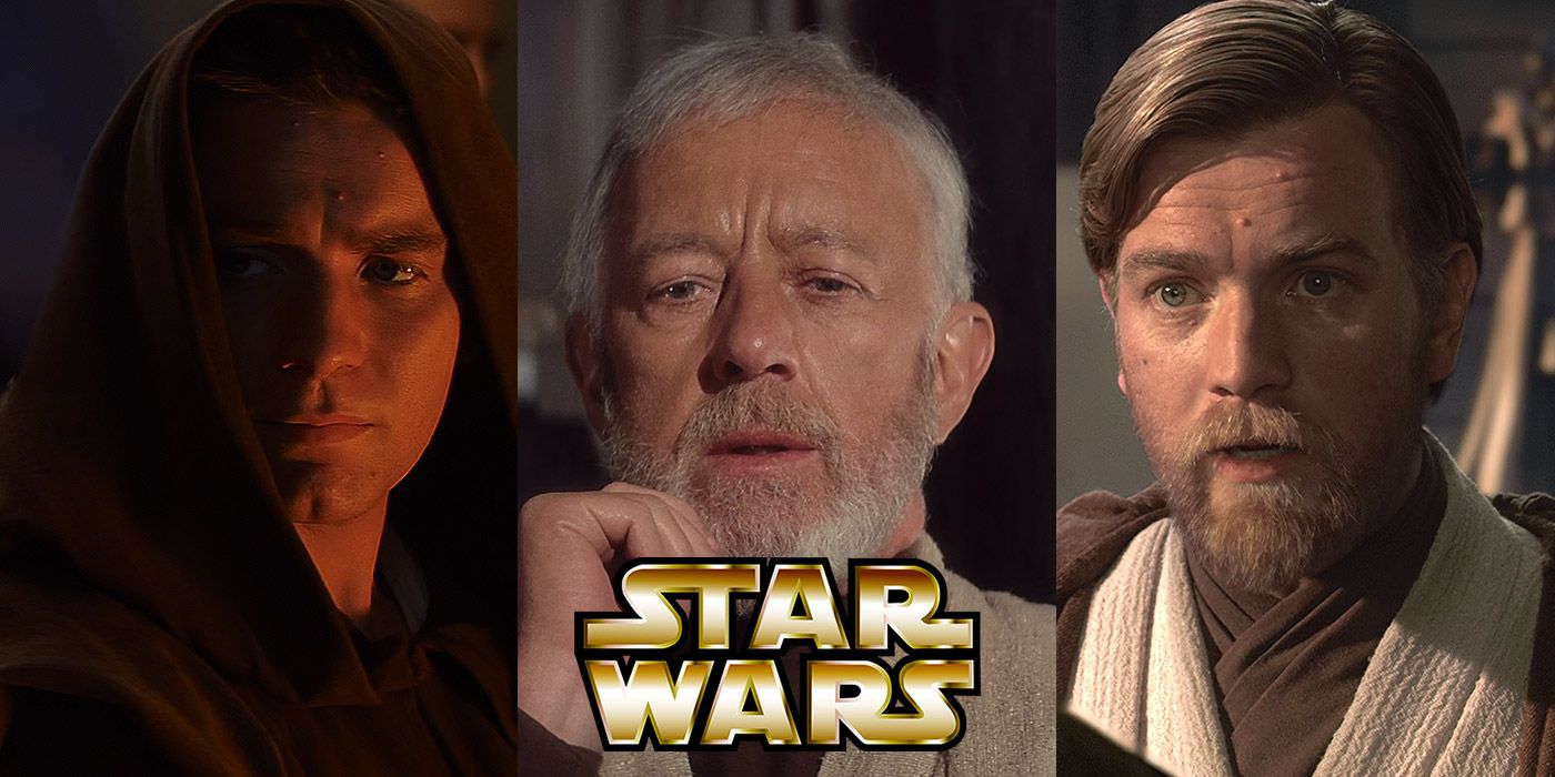 Split image of Obi-Wan Kenobi in Star Wars