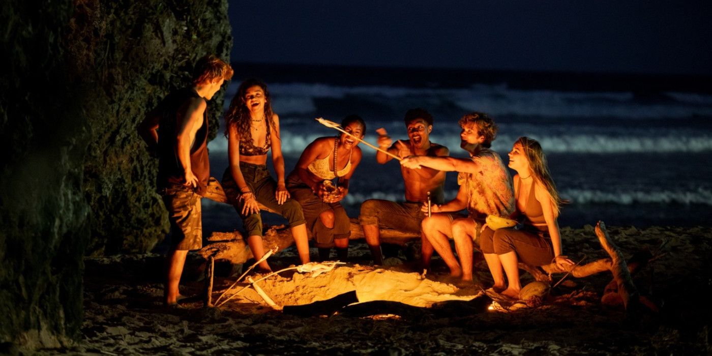 The Pogues sing around the campfire in Outer Banks