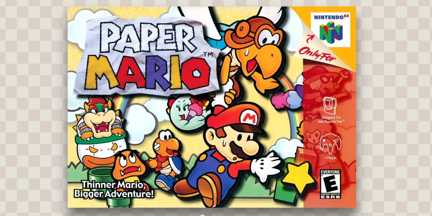Paper Mario Nintendo Switch Online Cover
