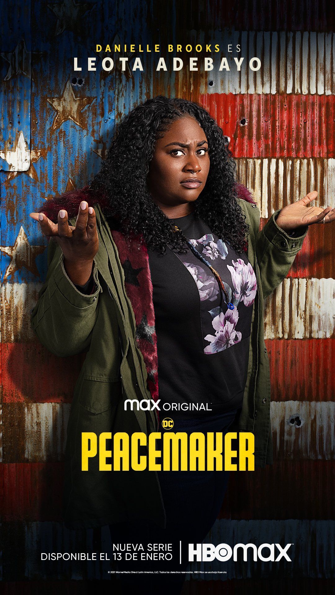 Peacemaker Poster Leota Adebayo Danielle Brooks