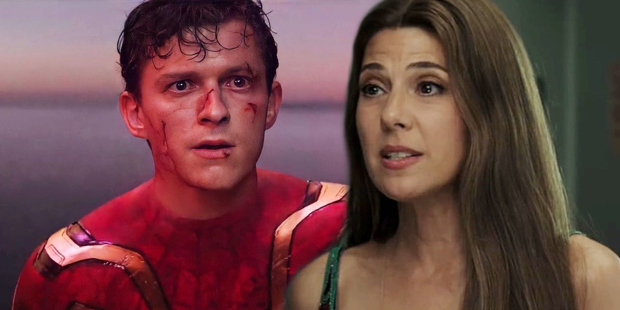 Peter Parker and Aunt May in Spider-Man No Way Home
