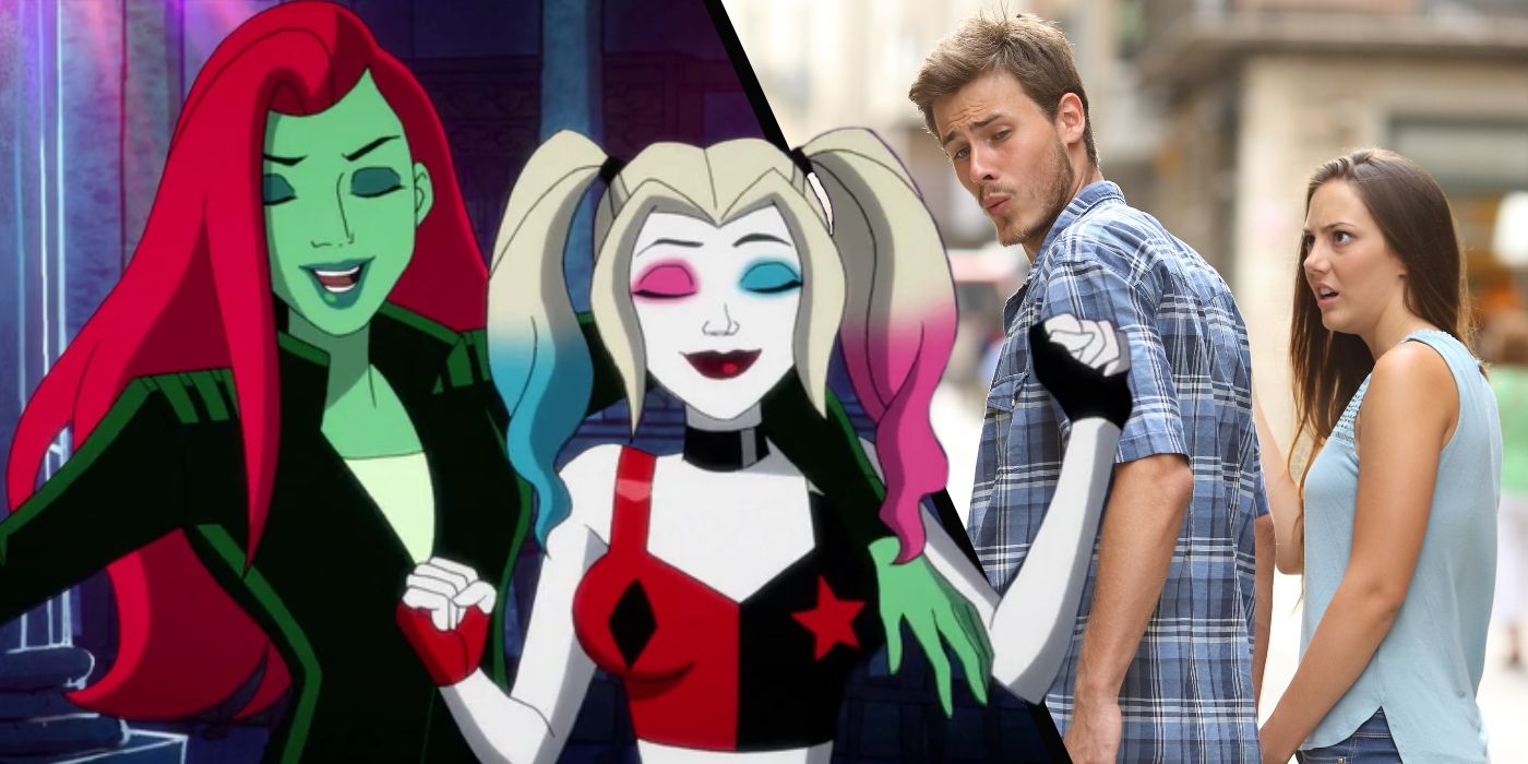 Harley Quinn and Poison Ivy Distracted Boyfriend Meme