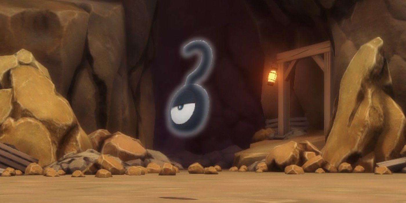 The Unown question mark form in Pokémon BDSP.