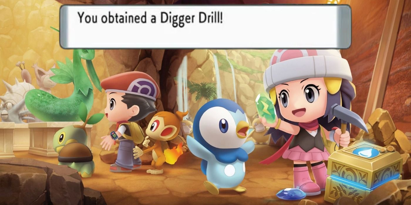 Pokemon Brilliant Diamond Shining Pearl Digger Drill