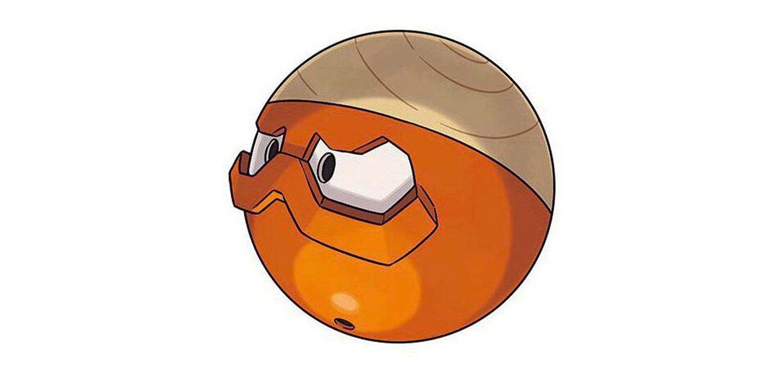 Hisuian Voltorb is an Electric- and Grass-type Pokemon part of the