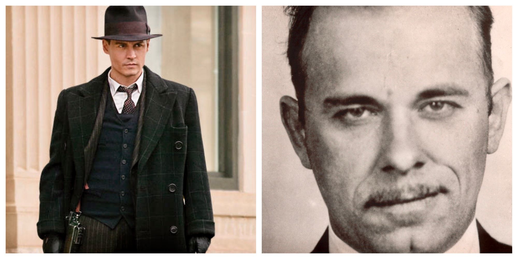 Johnny Depp as John Dillinger in Public Enemies