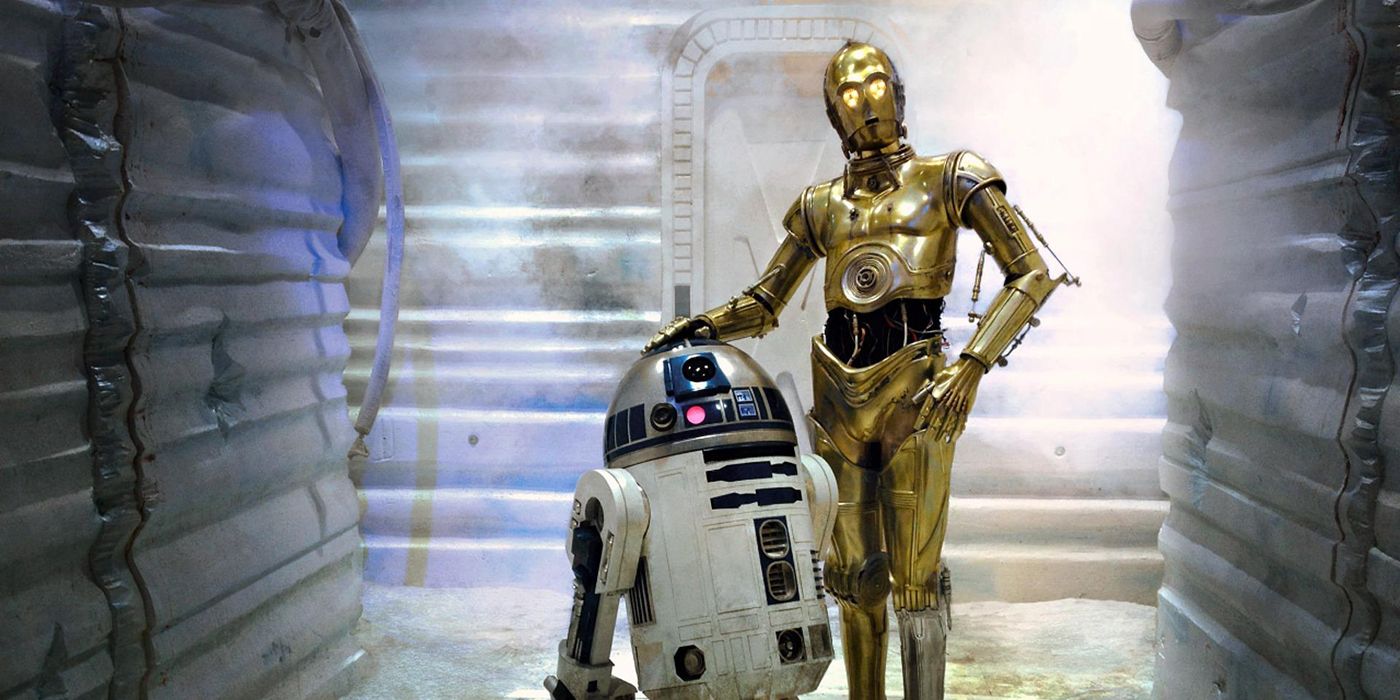 R2-D2 and C-3PO together on Hoth in Star Wars