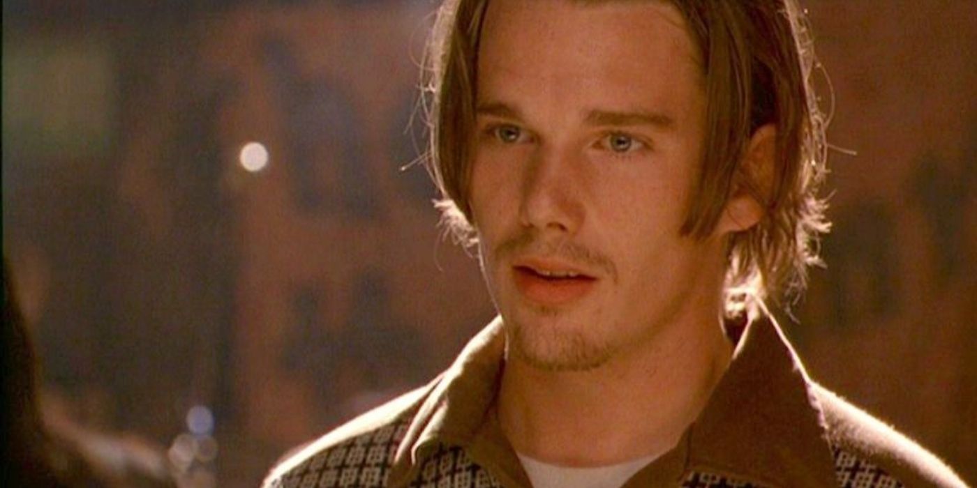 Ethan Hawke as Troy looking confused in Reality Bites