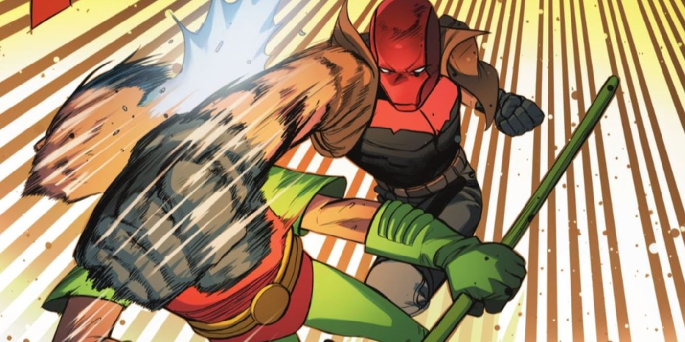 Red Hood Punches Red Robin DC Comics