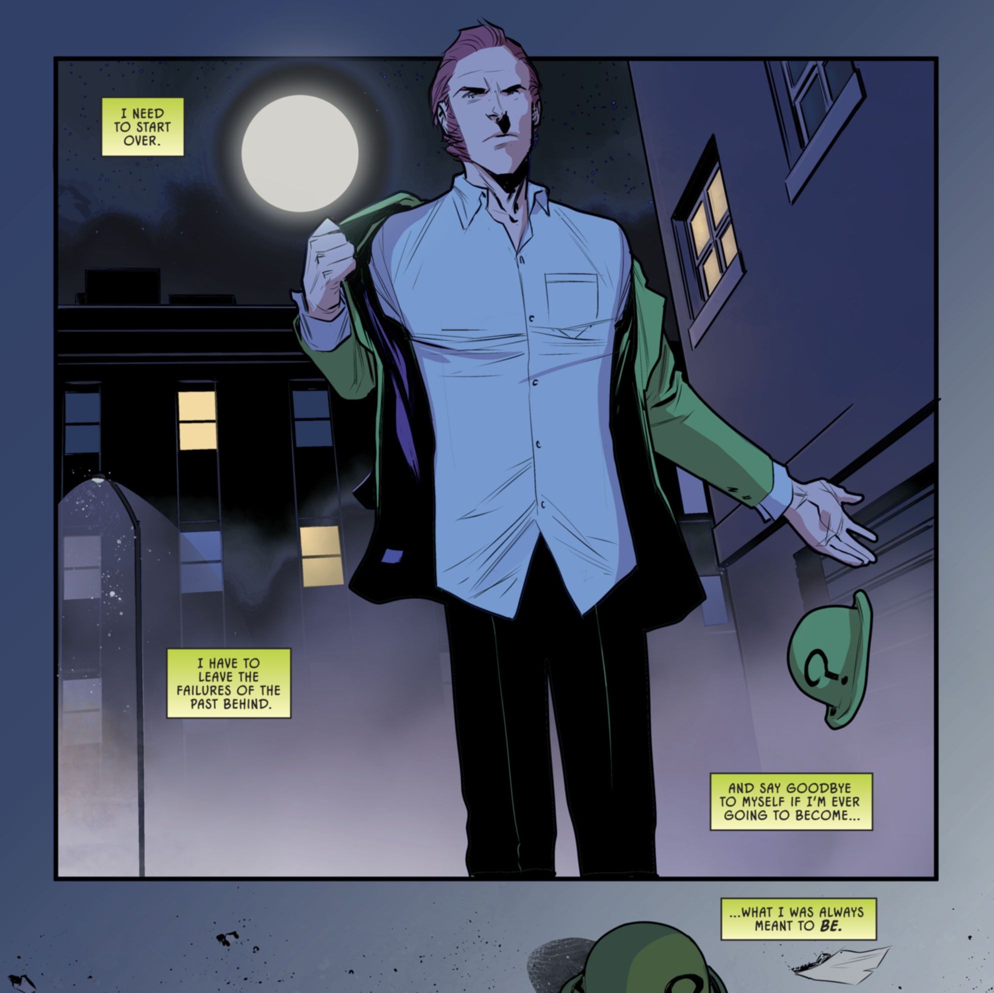 Riddler Deciding to Move Forward