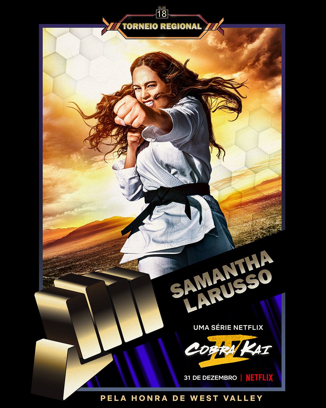 Samantha Cobra Kai character poster