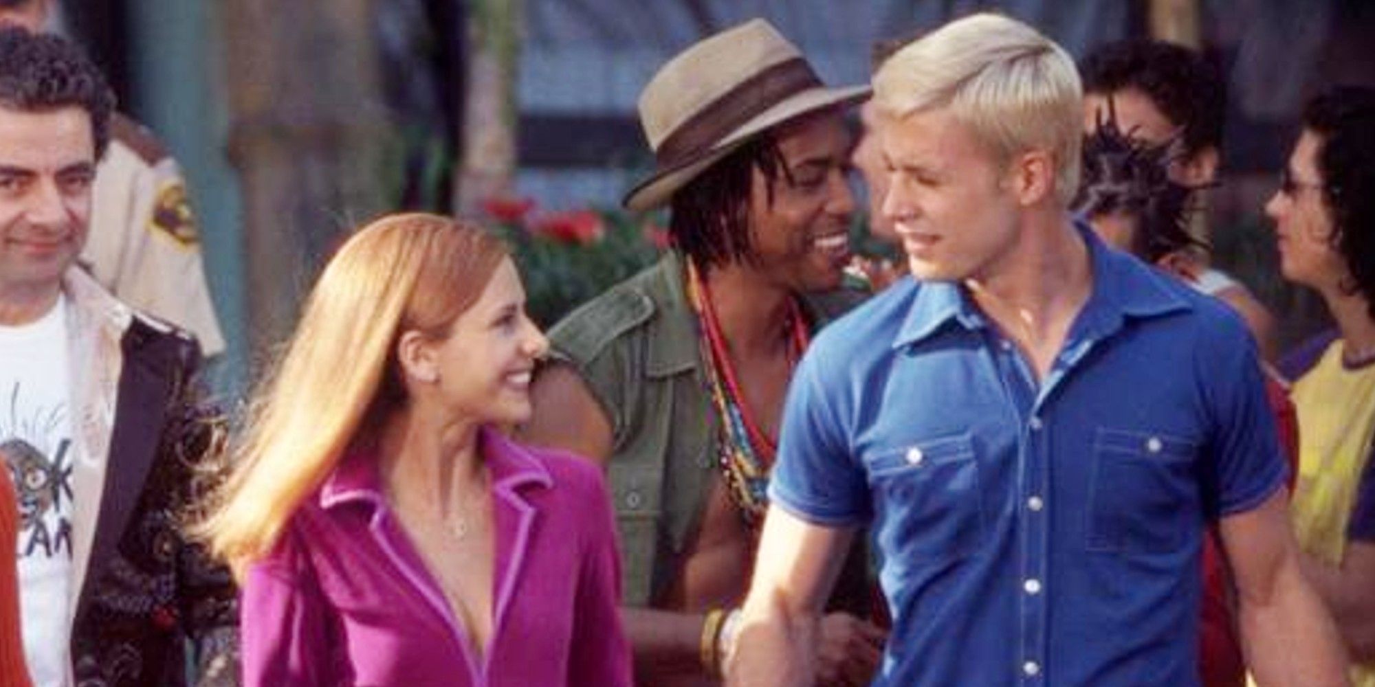 Fred and Daphne in the live action Scooby-Doo movie