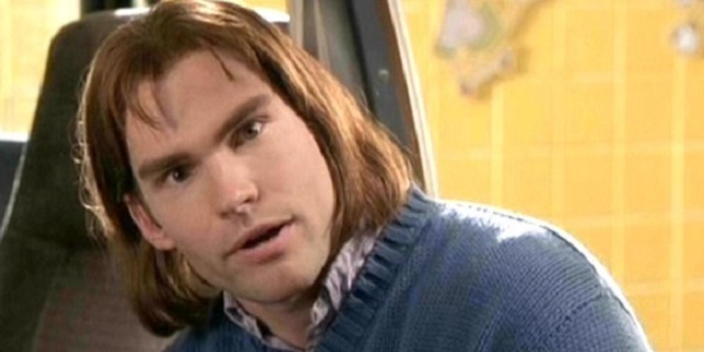 Seann William Scott in Jay and Silent Bob strike back, looking at the camera