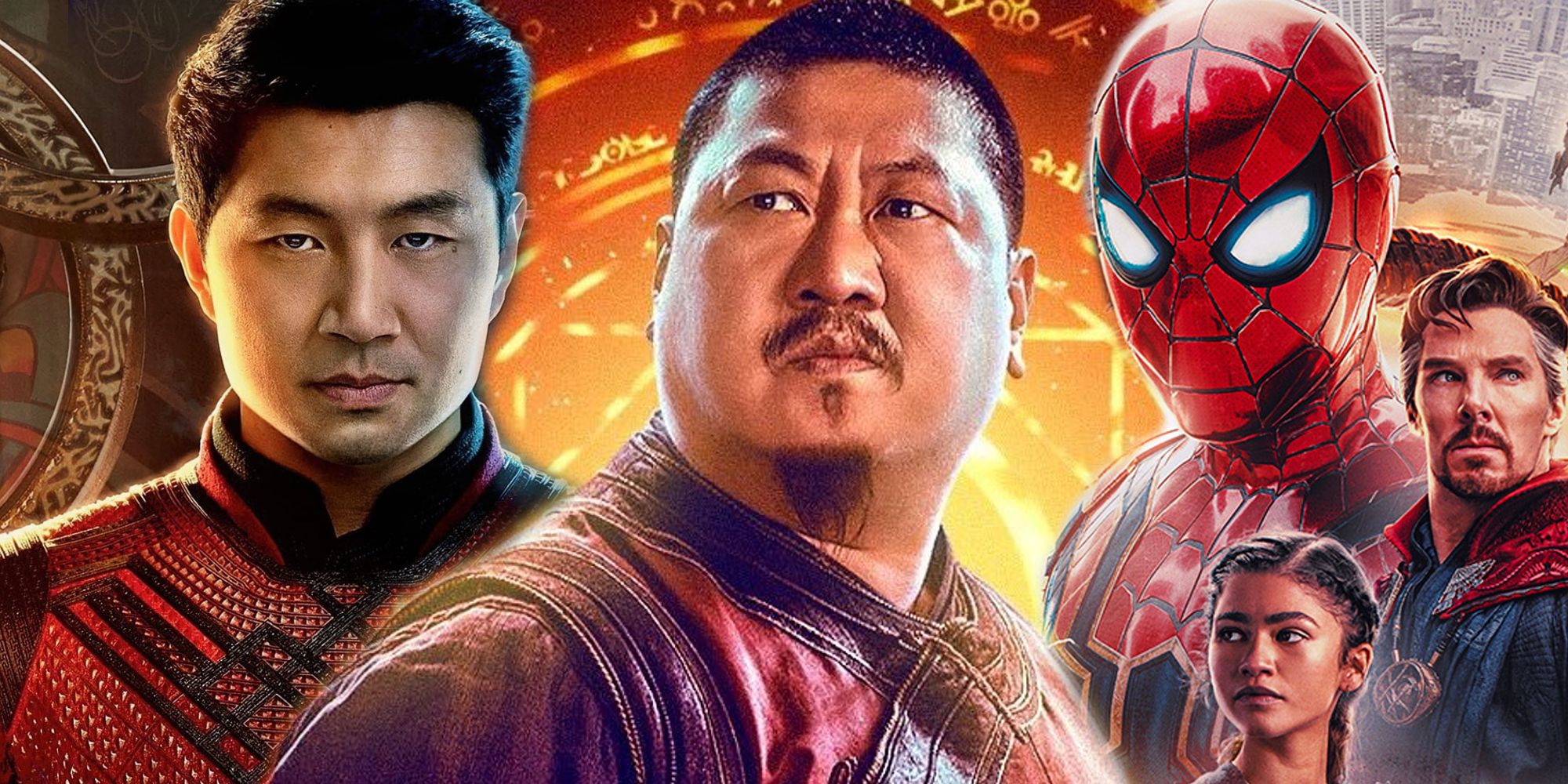 Shang-Chi, Wong, and Spider-Man No Way Home
