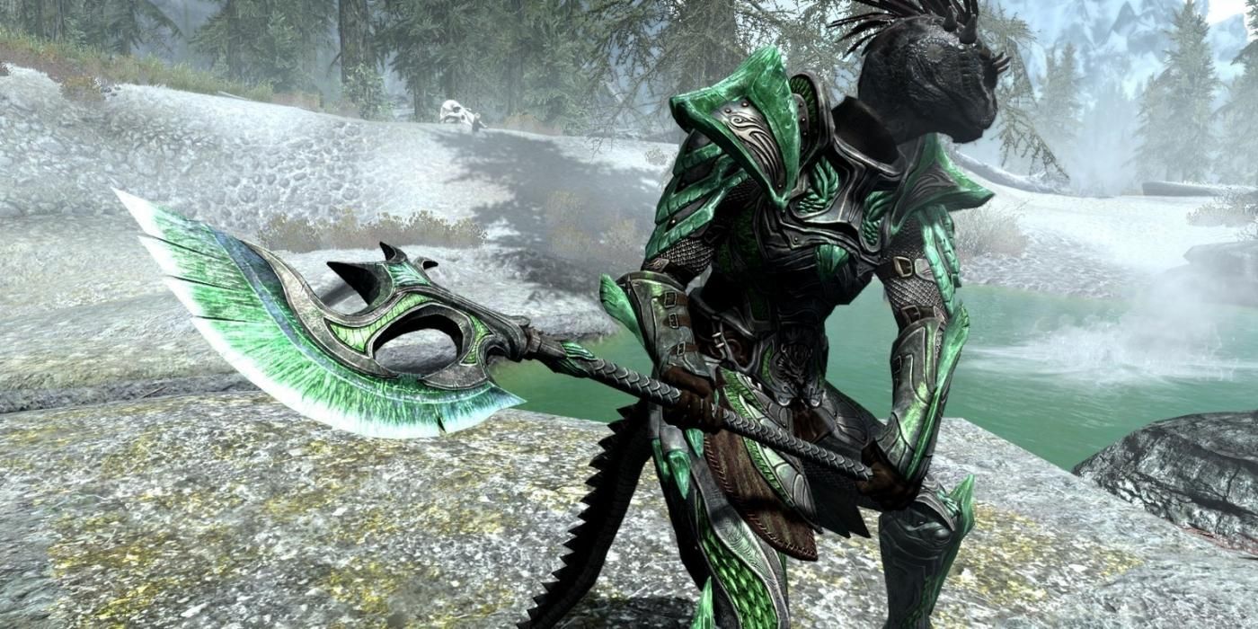 Skyrim Glitch Allows Player To Max-Out Two-Handed Skill Level-Up