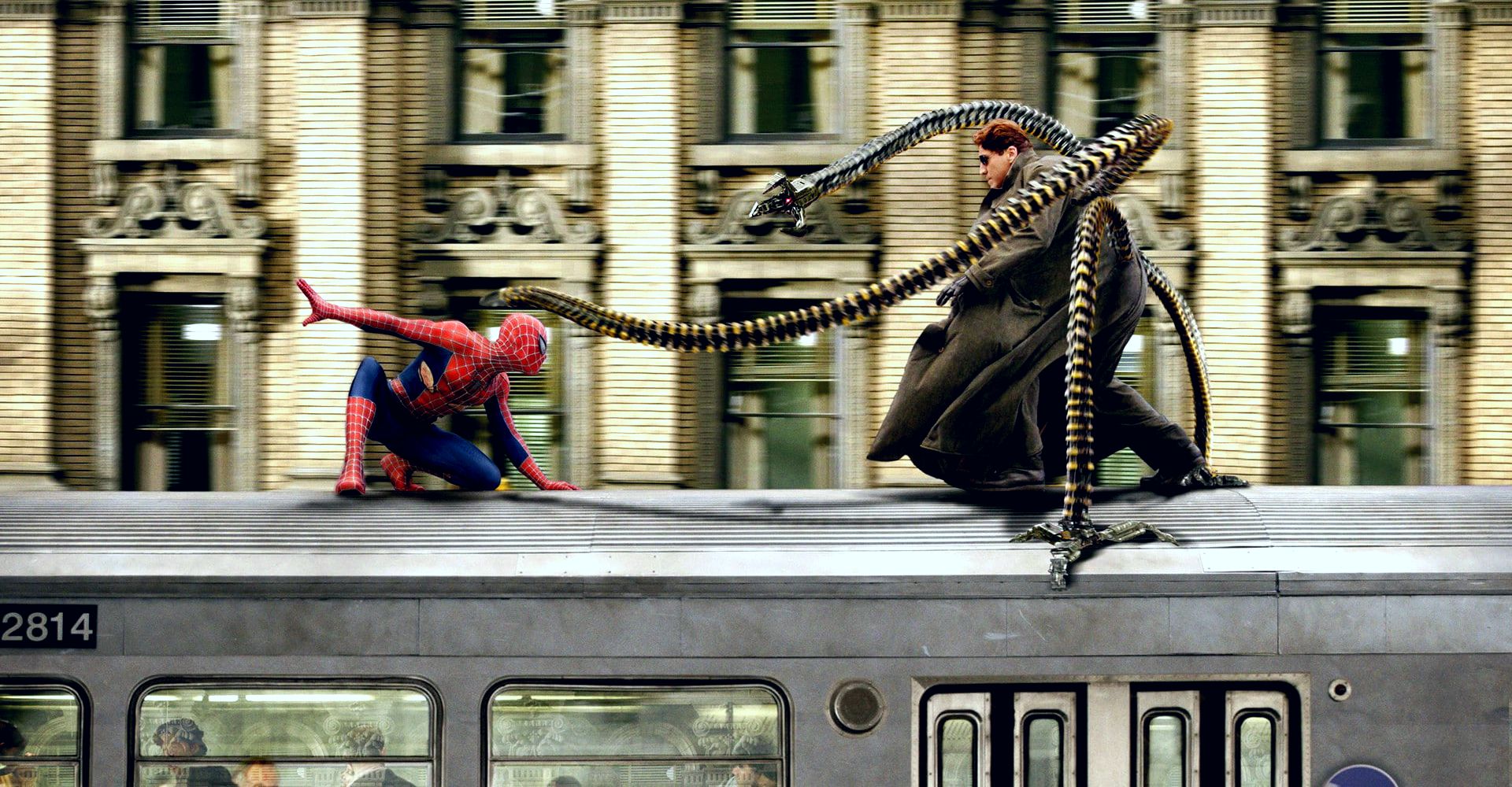 Spider-Man 2 train