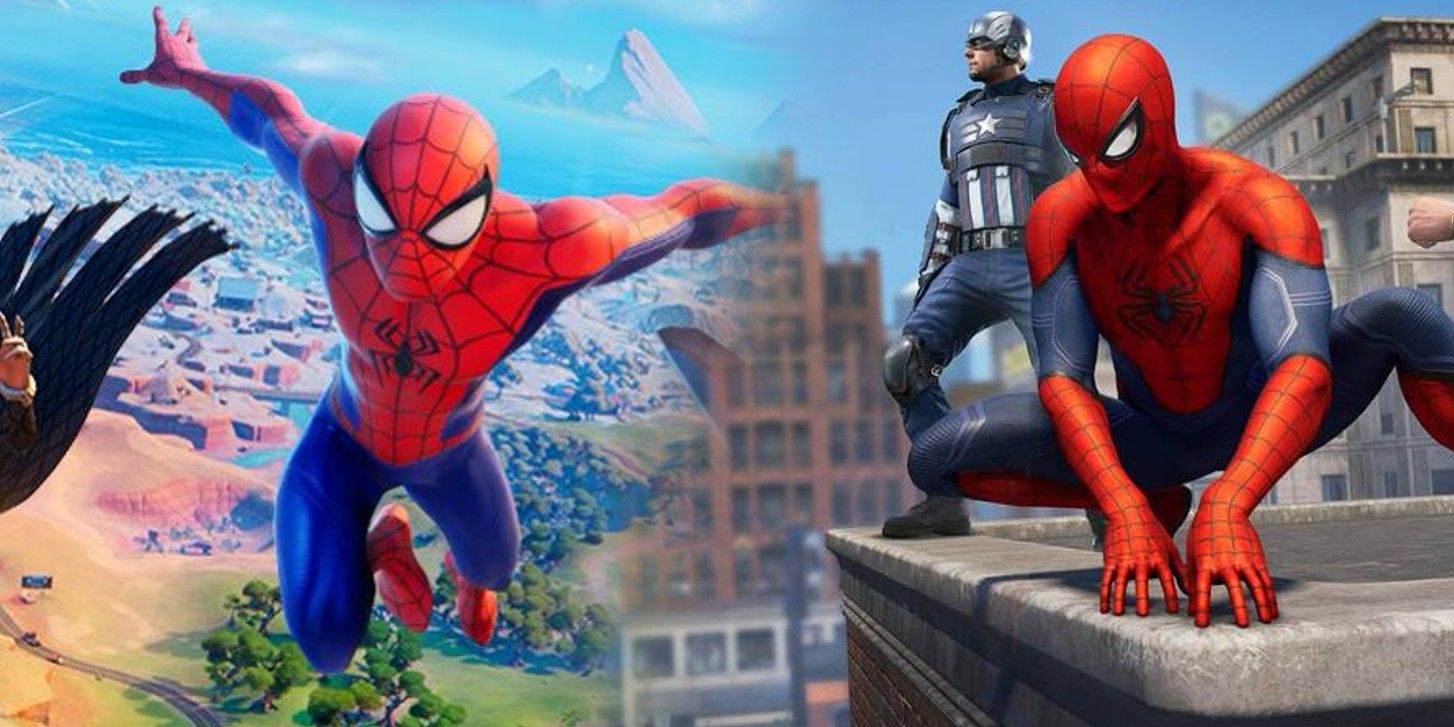Spider-Man Fortnite Marvels Avengers Comparison