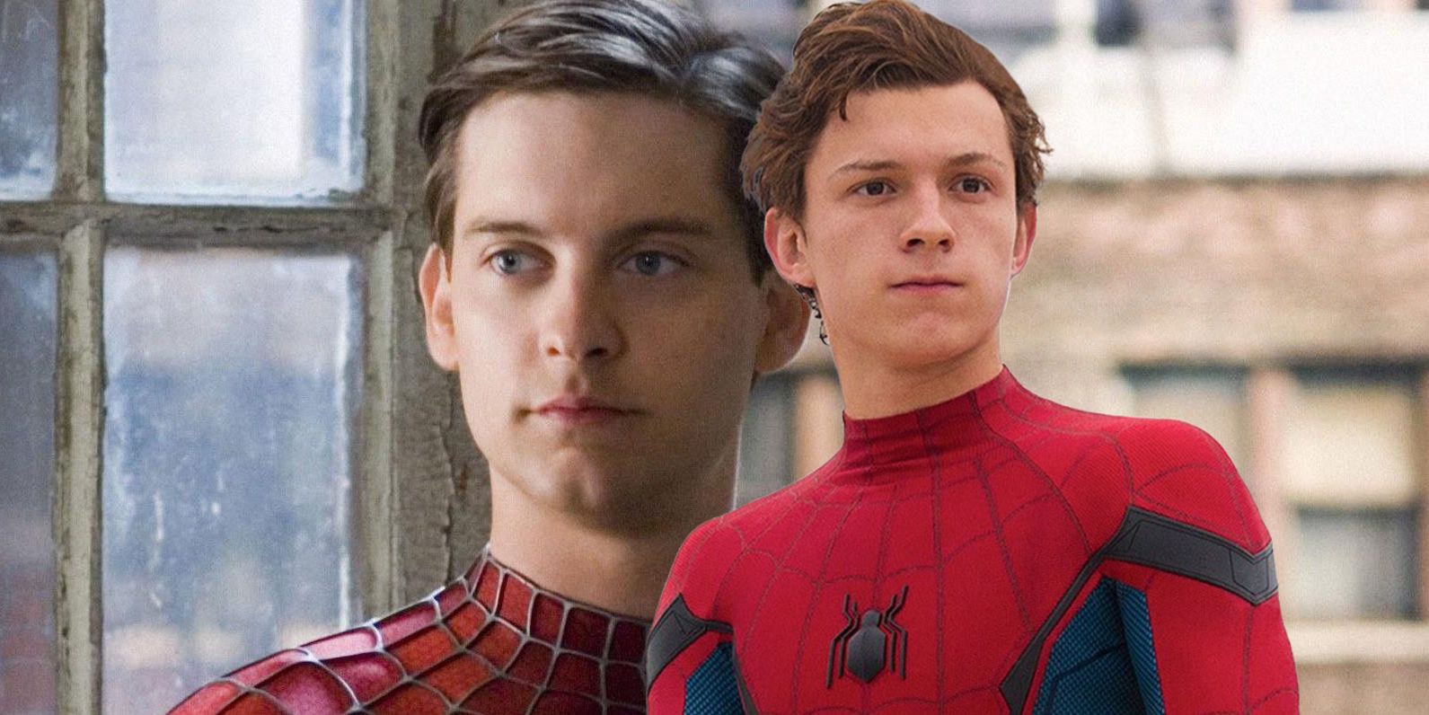 Spider-Man: Tom Holland Poses With Tobey Maguire In New Image