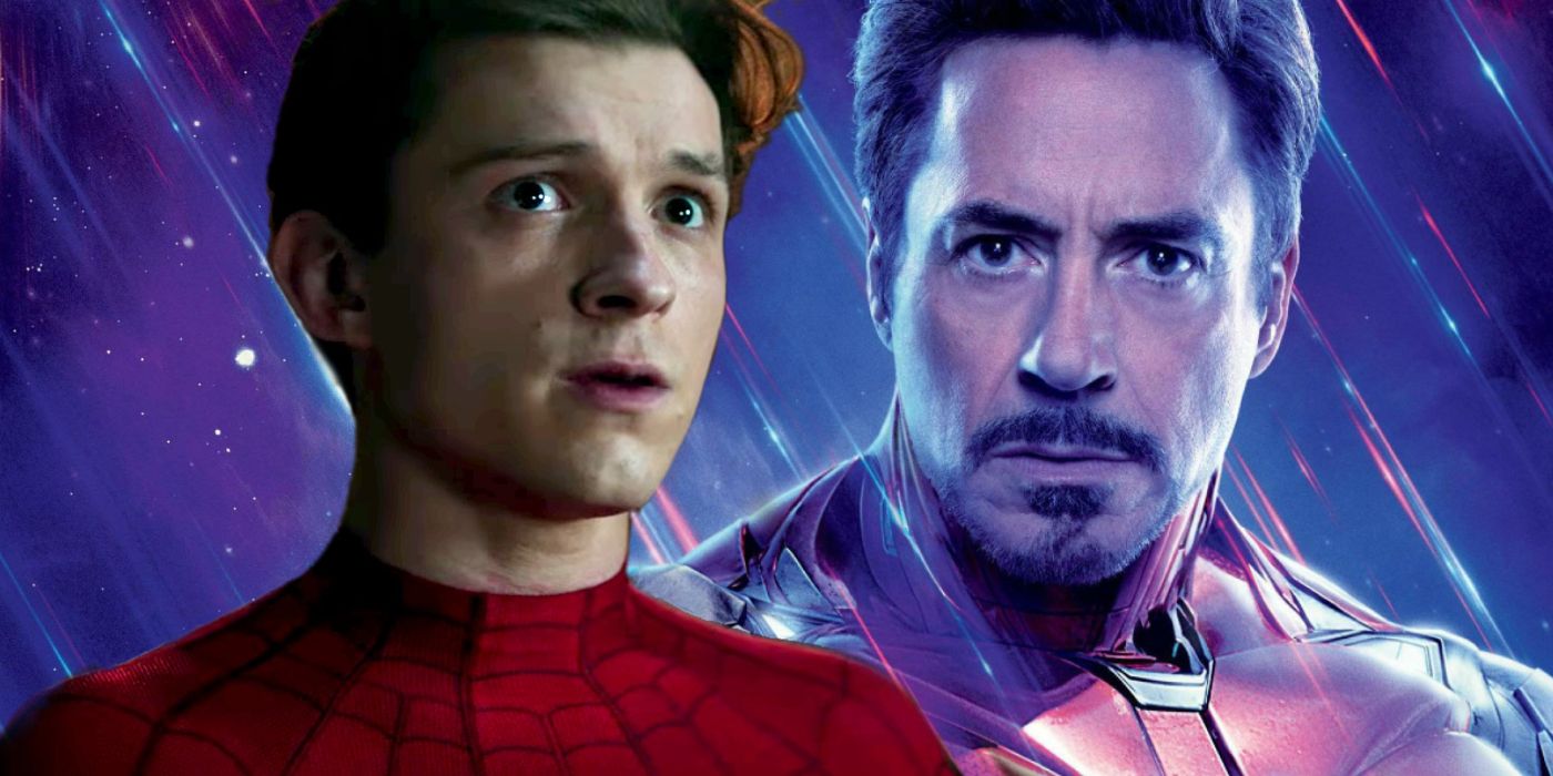 Spider-Man Tom Holland Tony Stark Robert Downey Jr Iron Man 2