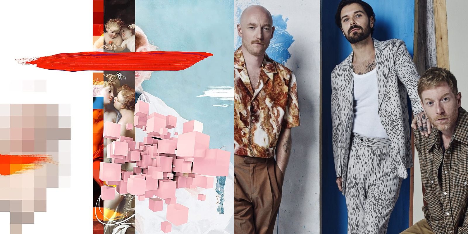 Split image of the album cover of The Myth of Happily Ever After and Biffy Clyro