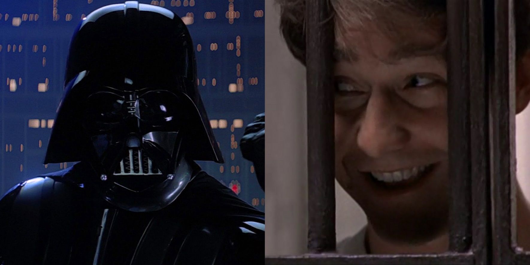 Split image of Darth Vader in The Empire Strikes Back and Edward Norton in Primal Fear