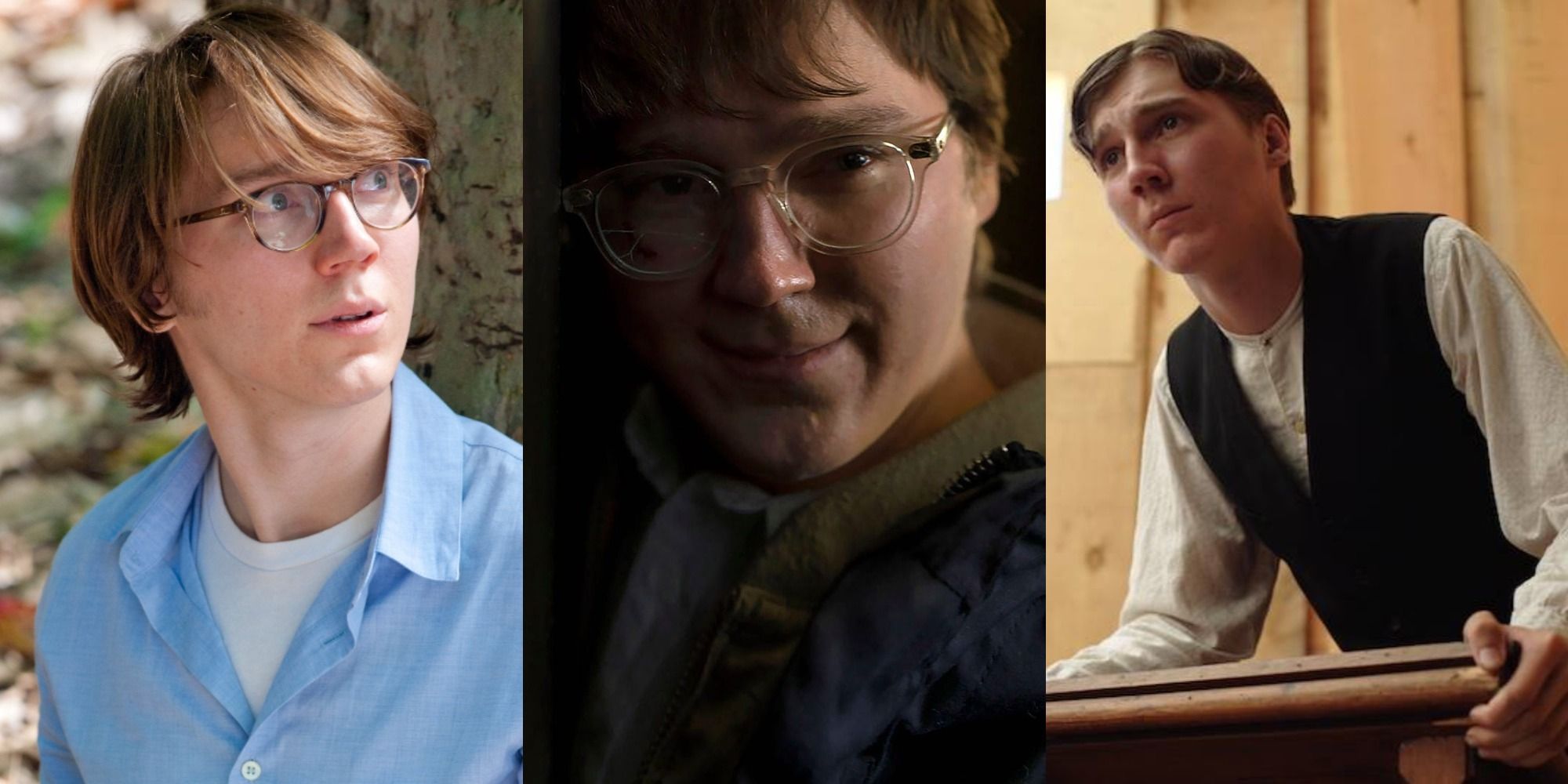 Split image of Paul Dano in Ruby Sparks, The Batman, and There Will Be Blood